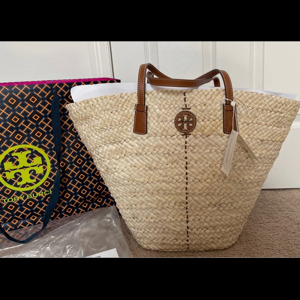 Tory Burch Straw Tote